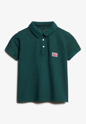 T-shirt 'Athletic Essentials' Superdry en vert : devant