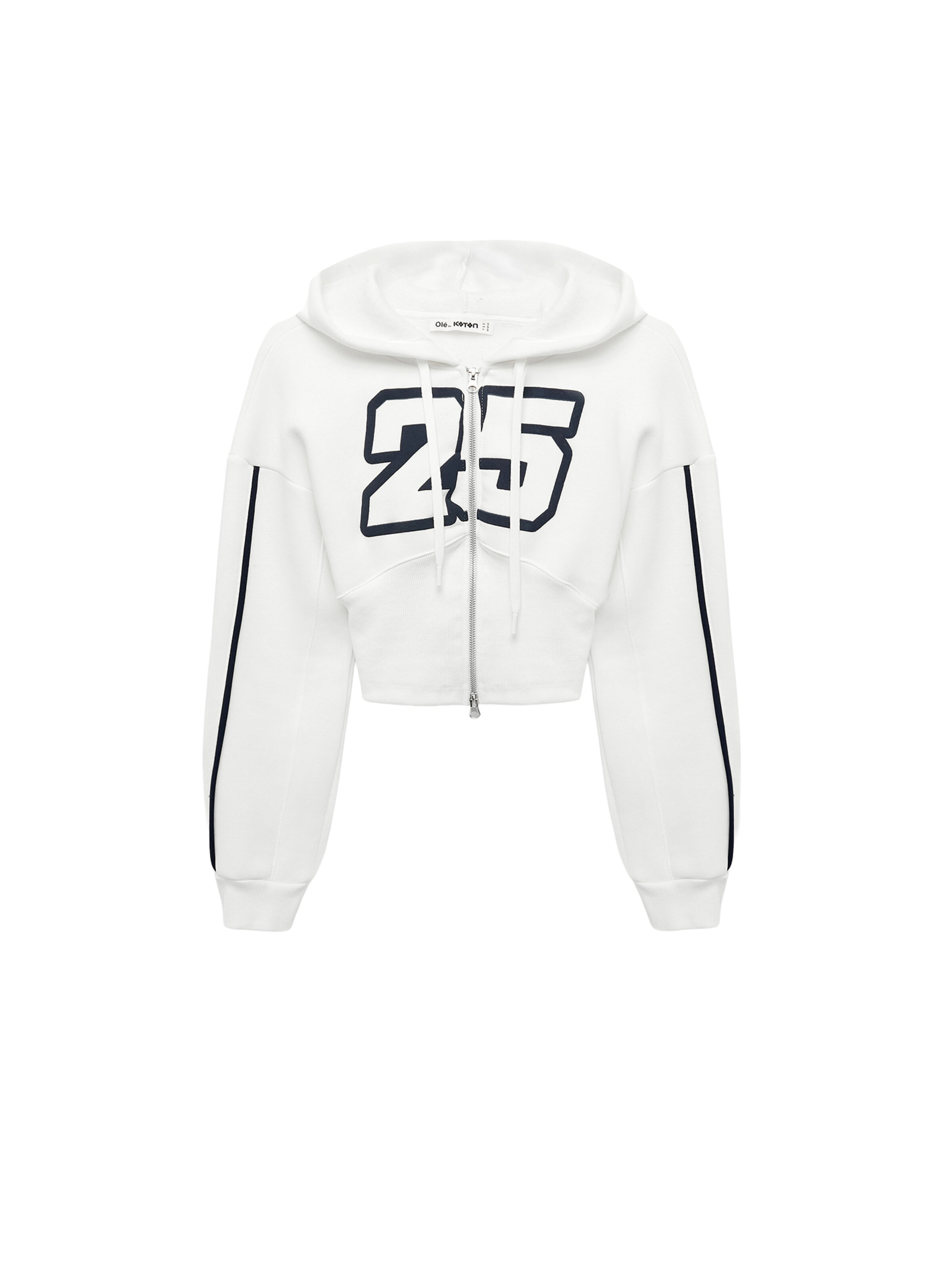 Koton Sweatshirt in Wit: voorkant