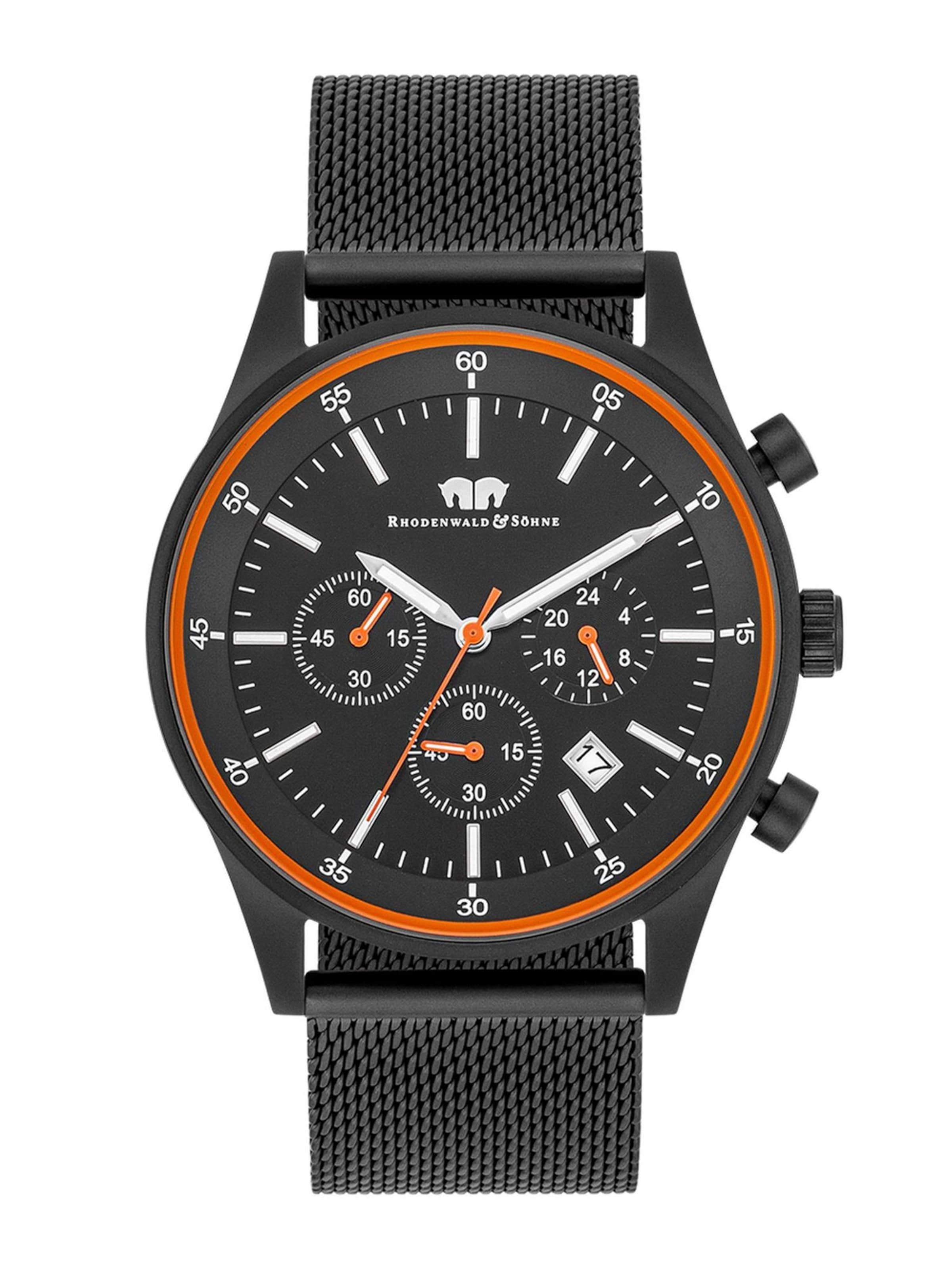 Orologio analogico di Rhodenwald & Söhne in nero: frontale