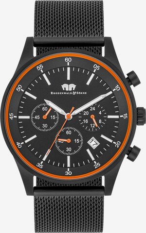 Rhodenwald & Söhne Analog Watch in Black: front