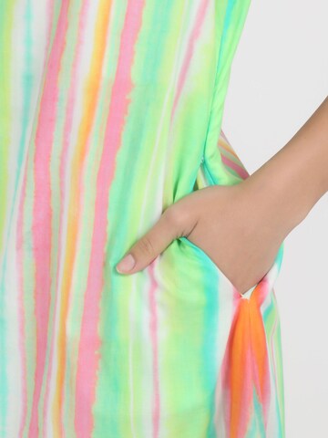 VICCI Germany Maxikleid mit mehrfarbigem Batikeffekt in Mischfarben