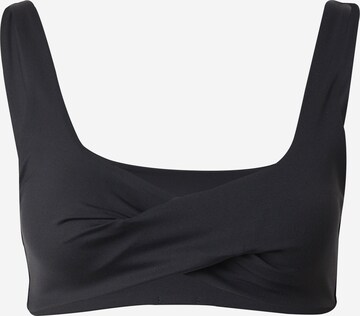 Calvin Klein Swimwear Korzetová Horní díl plavek – černá: přední strana