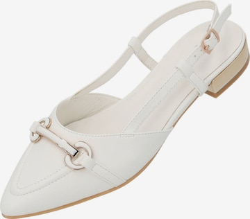 Palado - Zapatos destalonado 'Edef' en blanco: frente