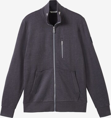 TOM TAILOR Sweatjacke in Grau: predná strana