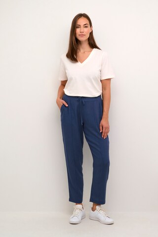 CULTURE Regular Pantalon 'linda' in Blauw