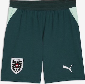 Pantalon de sport PUMA en vert : devant