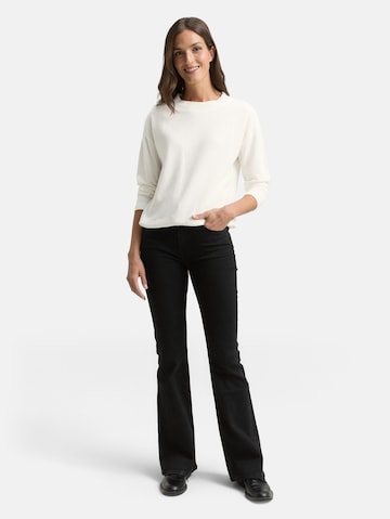 TOM TAILOR Sweatshirt in White