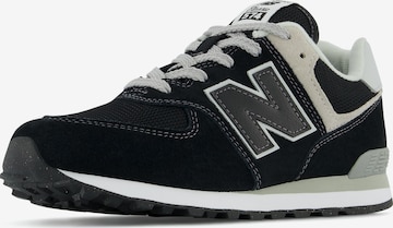Chaussure de sport '574' new balance en noir : devant
