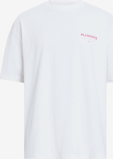 AllSaints Bluser & t-shirts 'Underground' i lys rød / hvid, Produktvisning