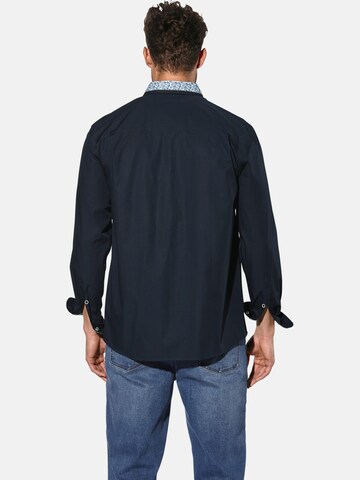 BABISTA Comfort fit Button Up Shirt ' Romantento ' in Blue