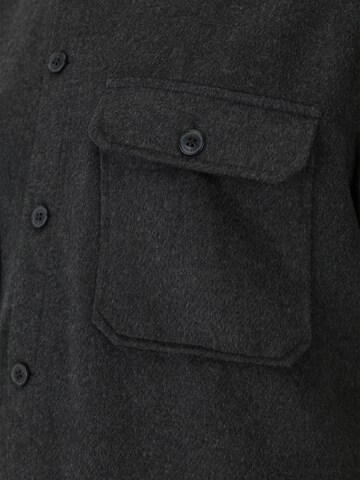 Jack & Jones Plus Comfort fit Overhemd 'JJEBradley Ollie' in Zwart