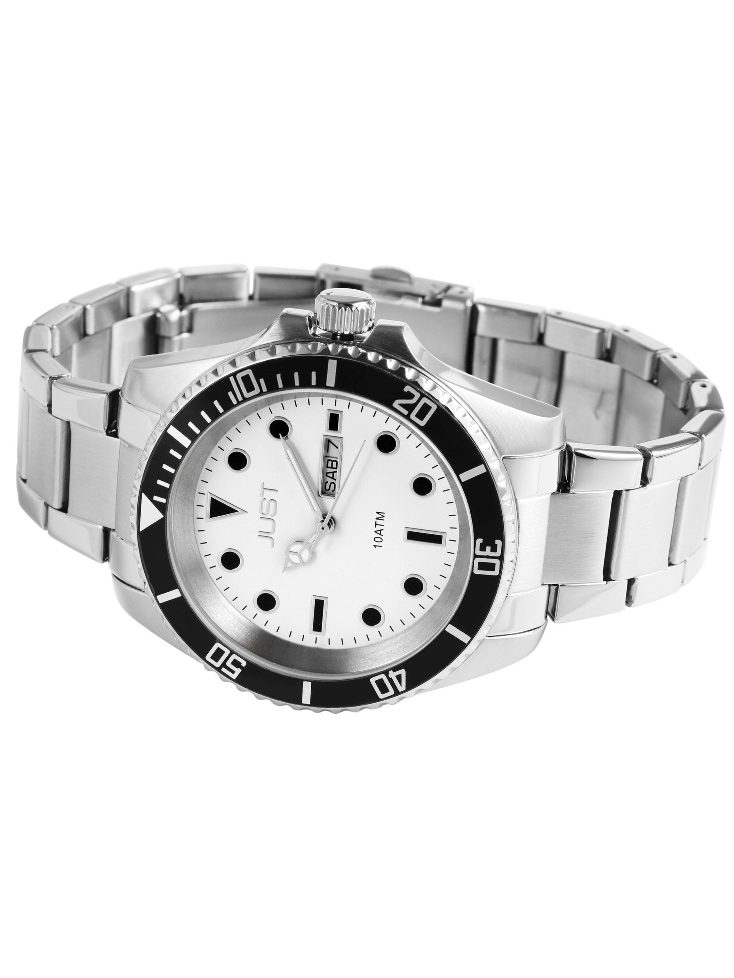 JUST Analog Watch in Silver