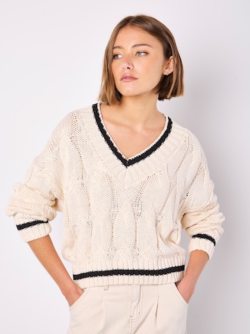 Pull-over ' ' Apricot en gris