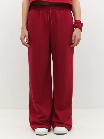 No Matter What Regular Broek in Rood: voorkant