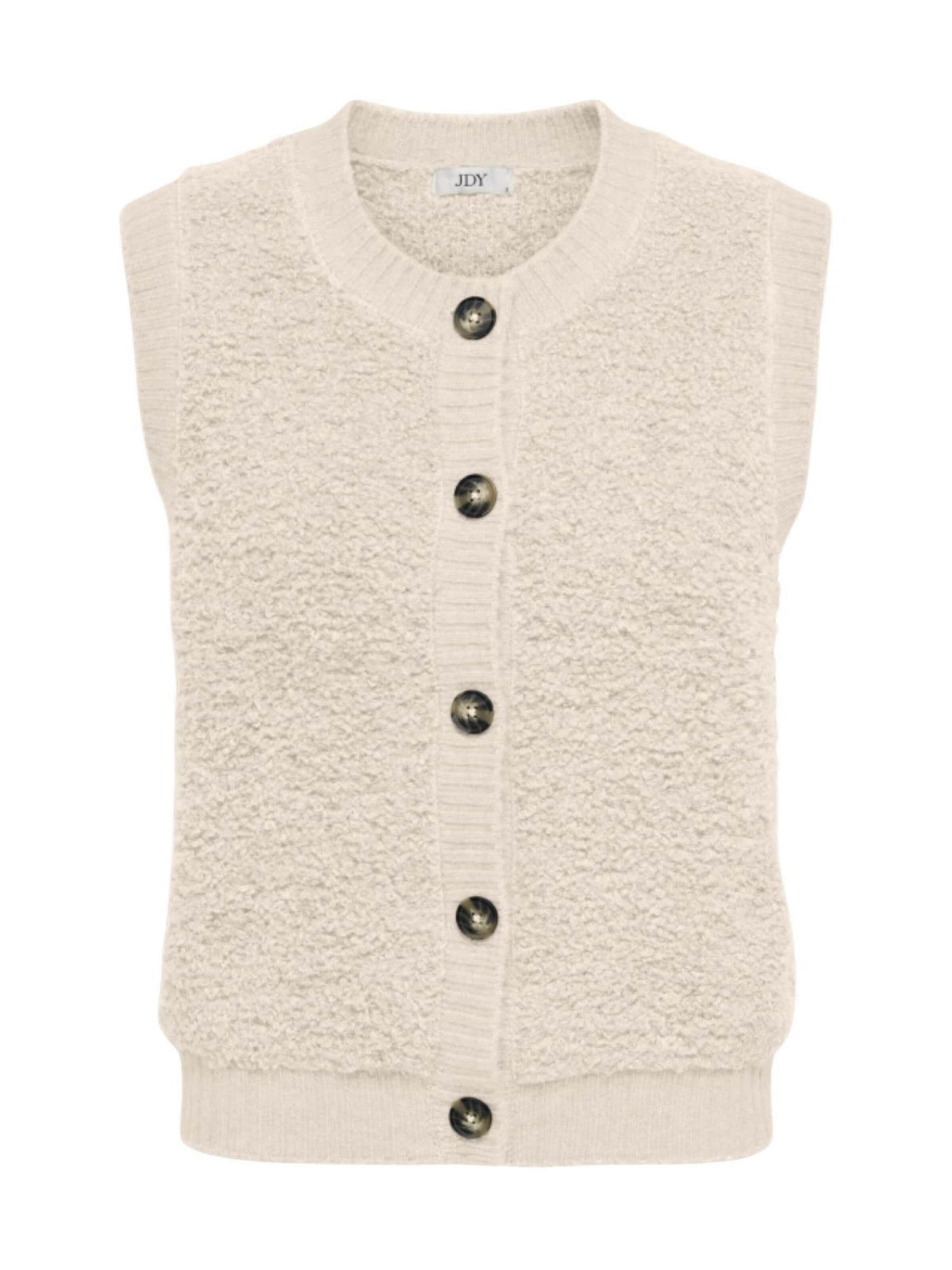 Gilet in maglia 'Jdyeira Life' di JDY in beige: frontale