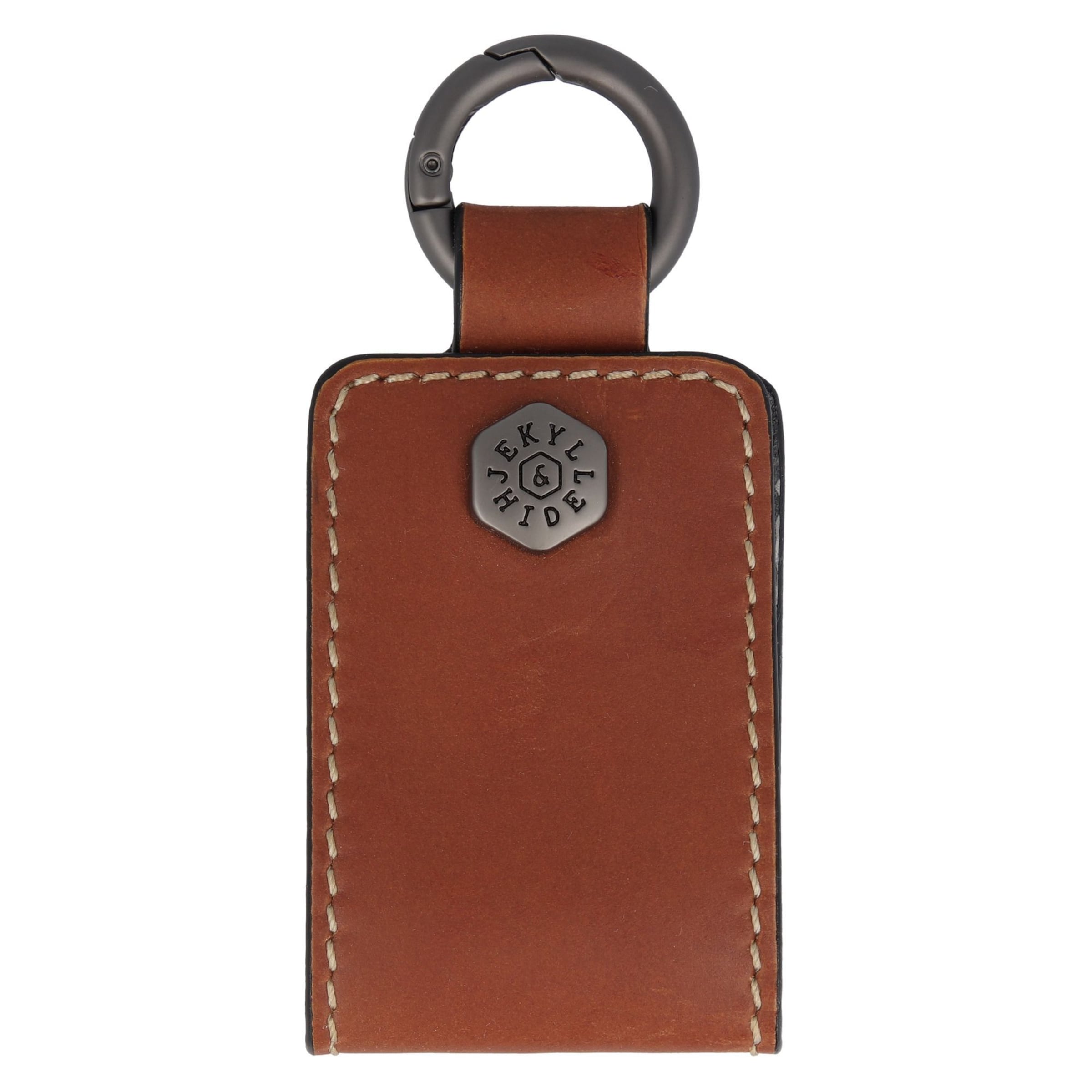 Jekyll & Hide Schlüsselanhänger in Braun: Vorderseite
