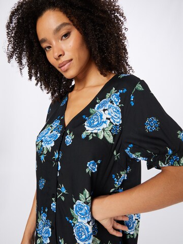 Monki Shirt Dress in Blue