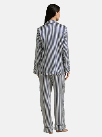 Polo Ralph Lauren Pajama ' Heritage Silk ' in Blue