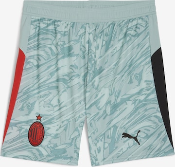 Regular Pantalon de sport 'AC Milan 25/26' PUMA en vert : devant