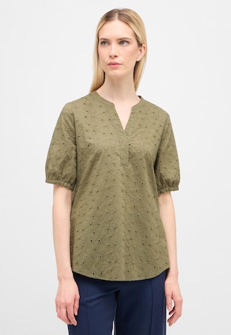 ETERNA Blouse in Groen: voorkant