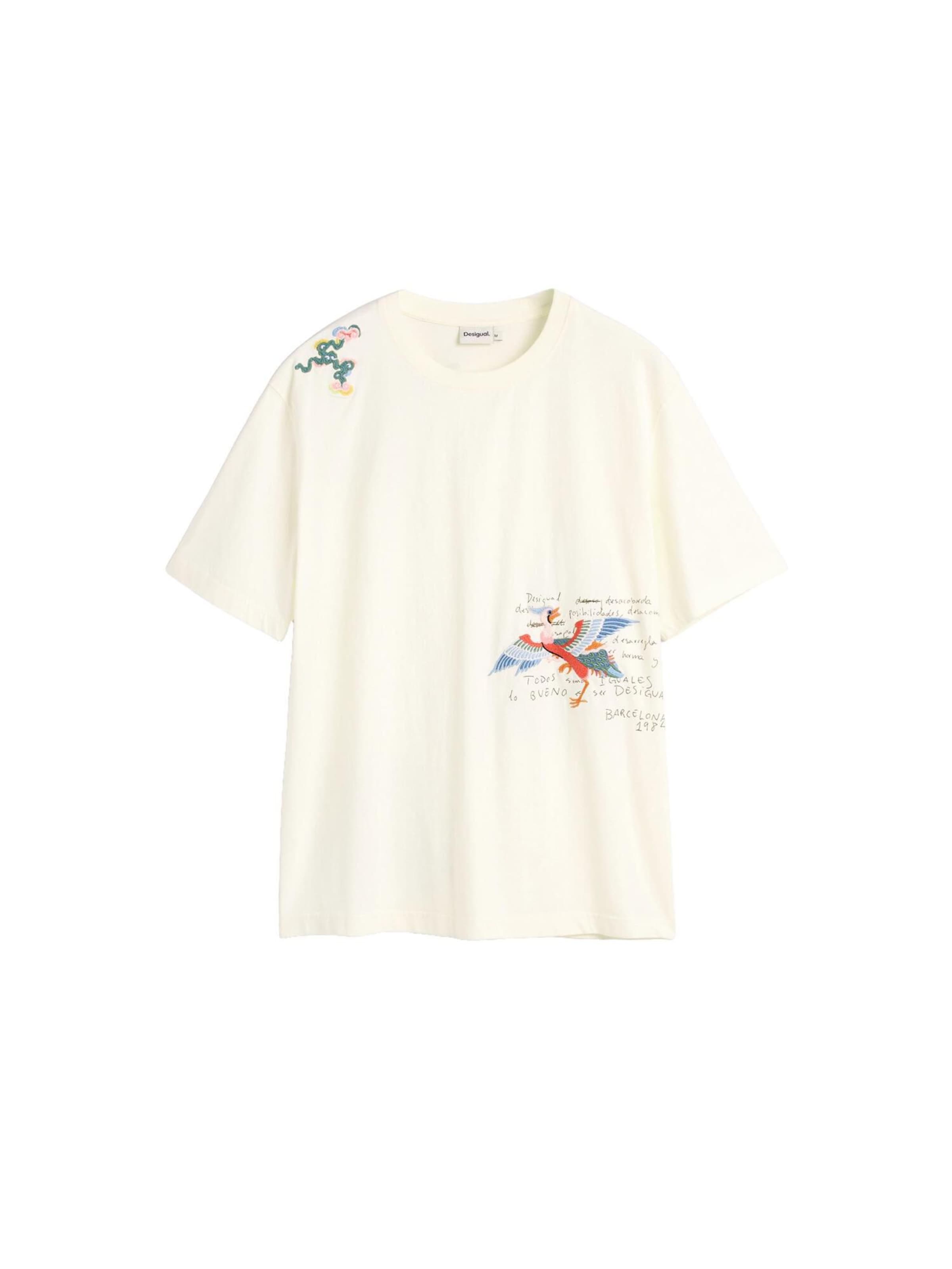 bēšs Desigual T-Krekls: no priekšpuses