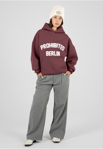 Sweat-shirt 'Berlin' Prohibited en violet