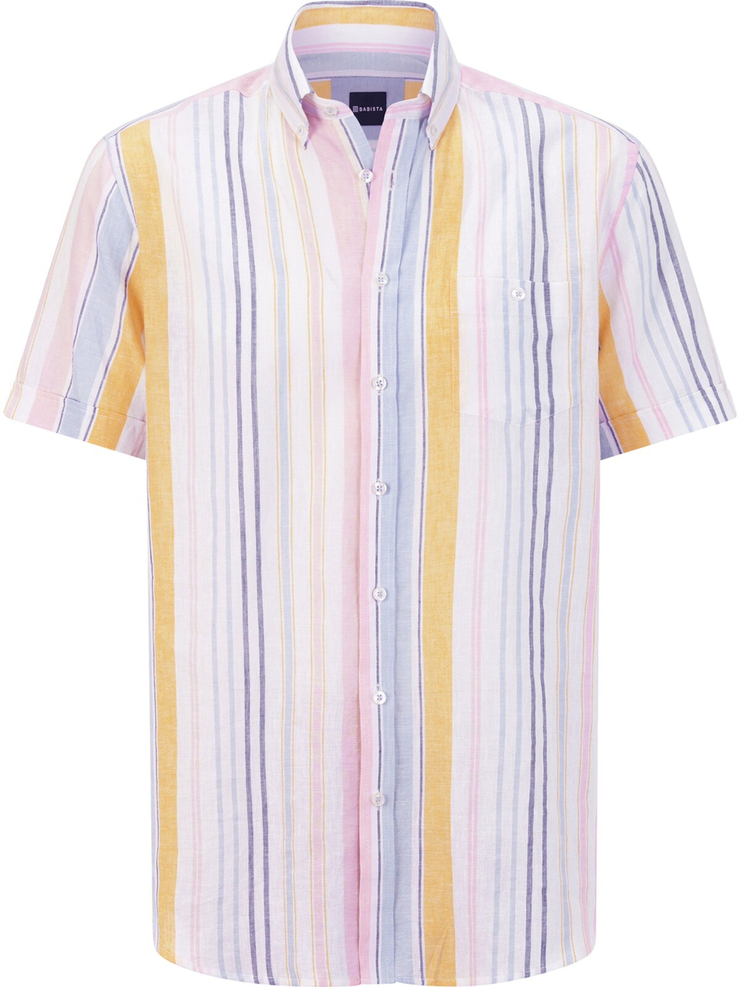 BABISTA Regular fit Button Up Shirt 'Oswaldo' in White: front