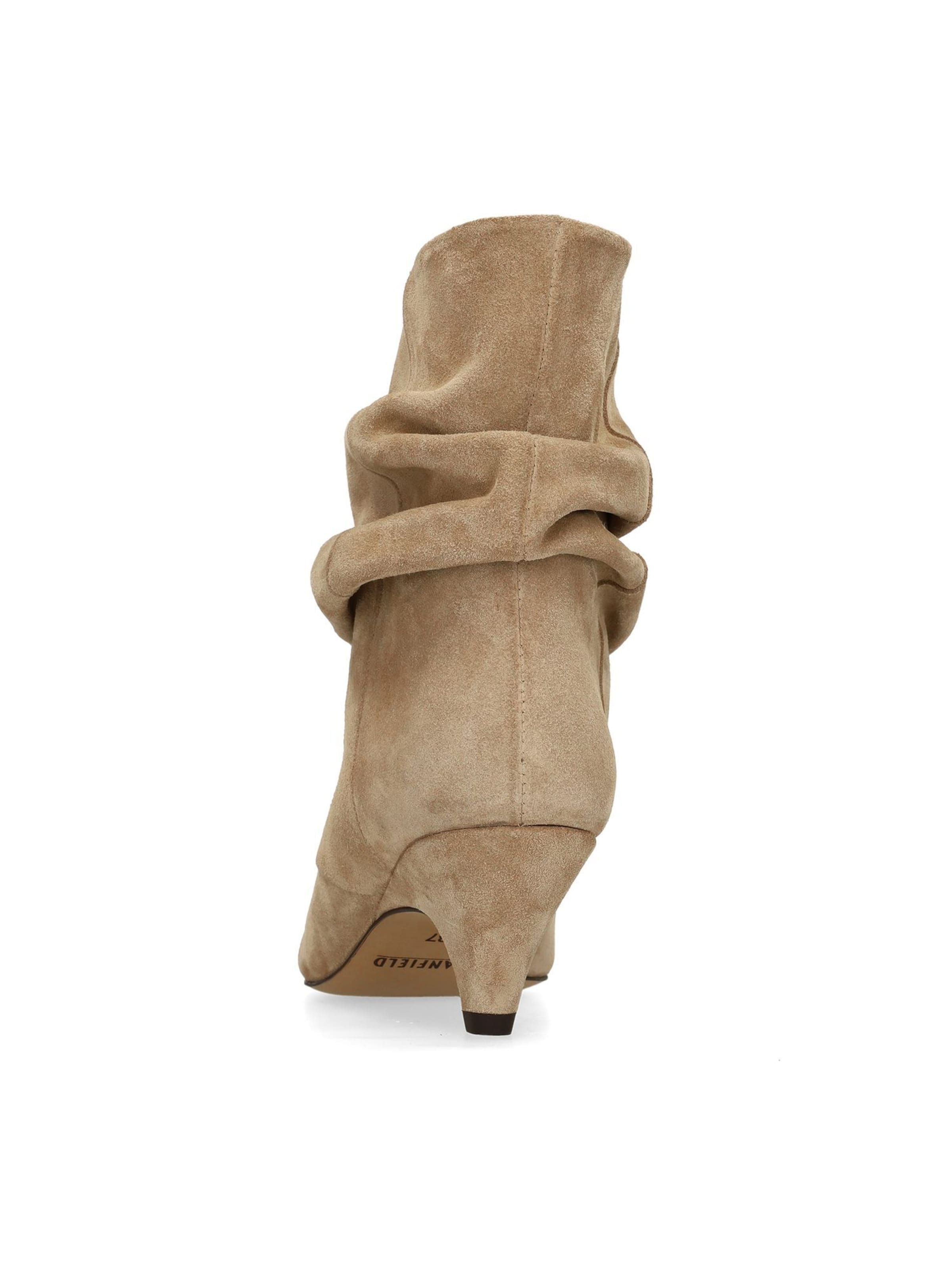 MANFIELD Stiefelette in Beige