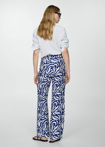 MANGO Regular Pants 'Travel' in Blue