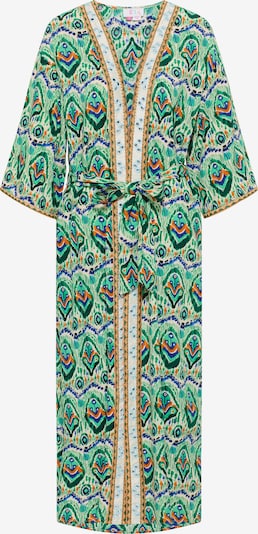 IZIA Kimono in Beige / Dark blue / Green / Orange, Item view