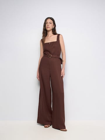 Salsa Jeans Jumpsuit in Brown: front