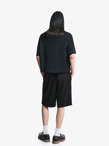 Loosefit Pantalon Bershka en noir