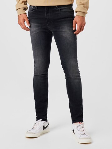 Skinny Jean Calvin Klein Jeans en gris : devant