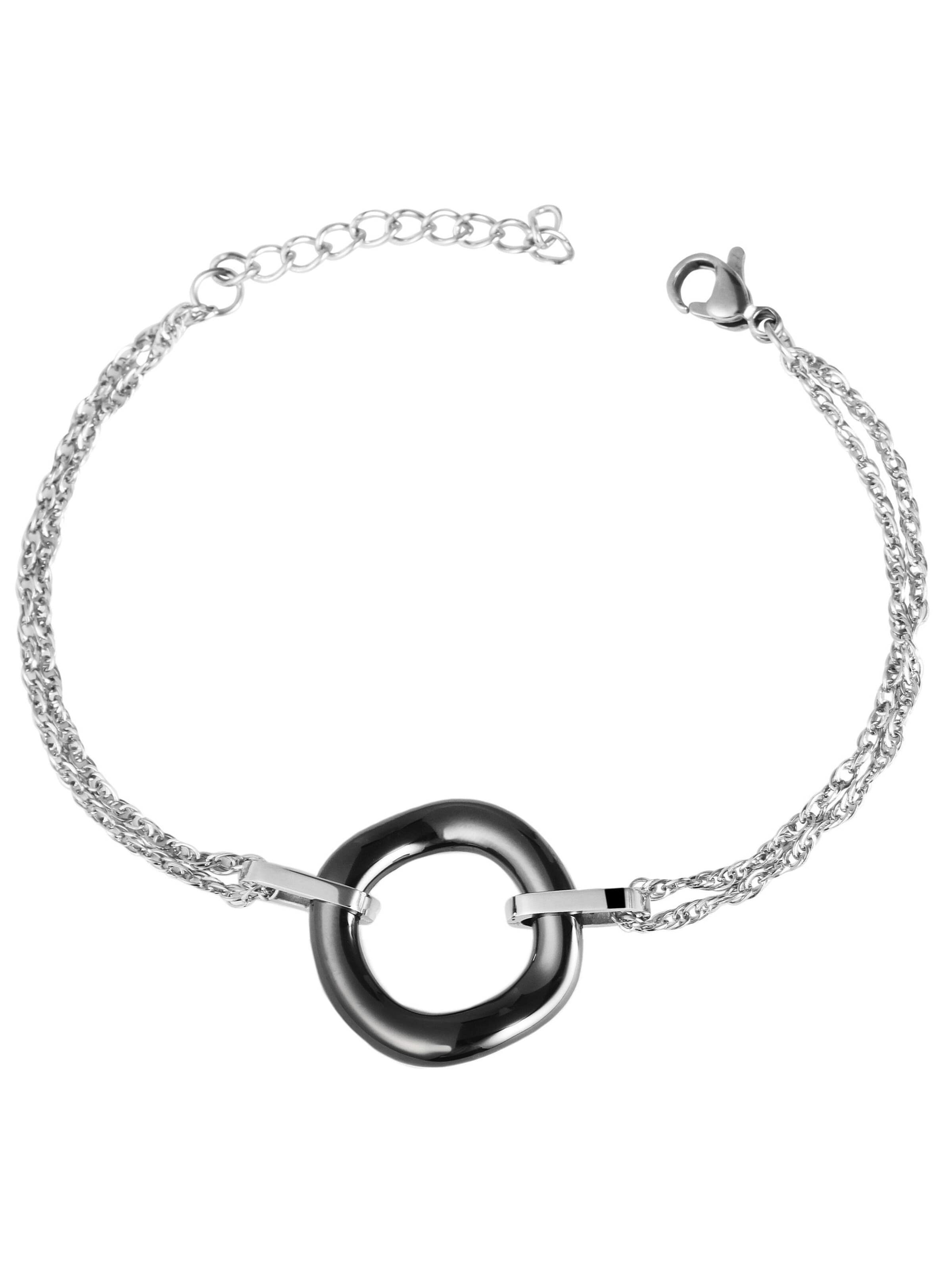Akzent Bracelet 'Grazyna' in Silver: front
