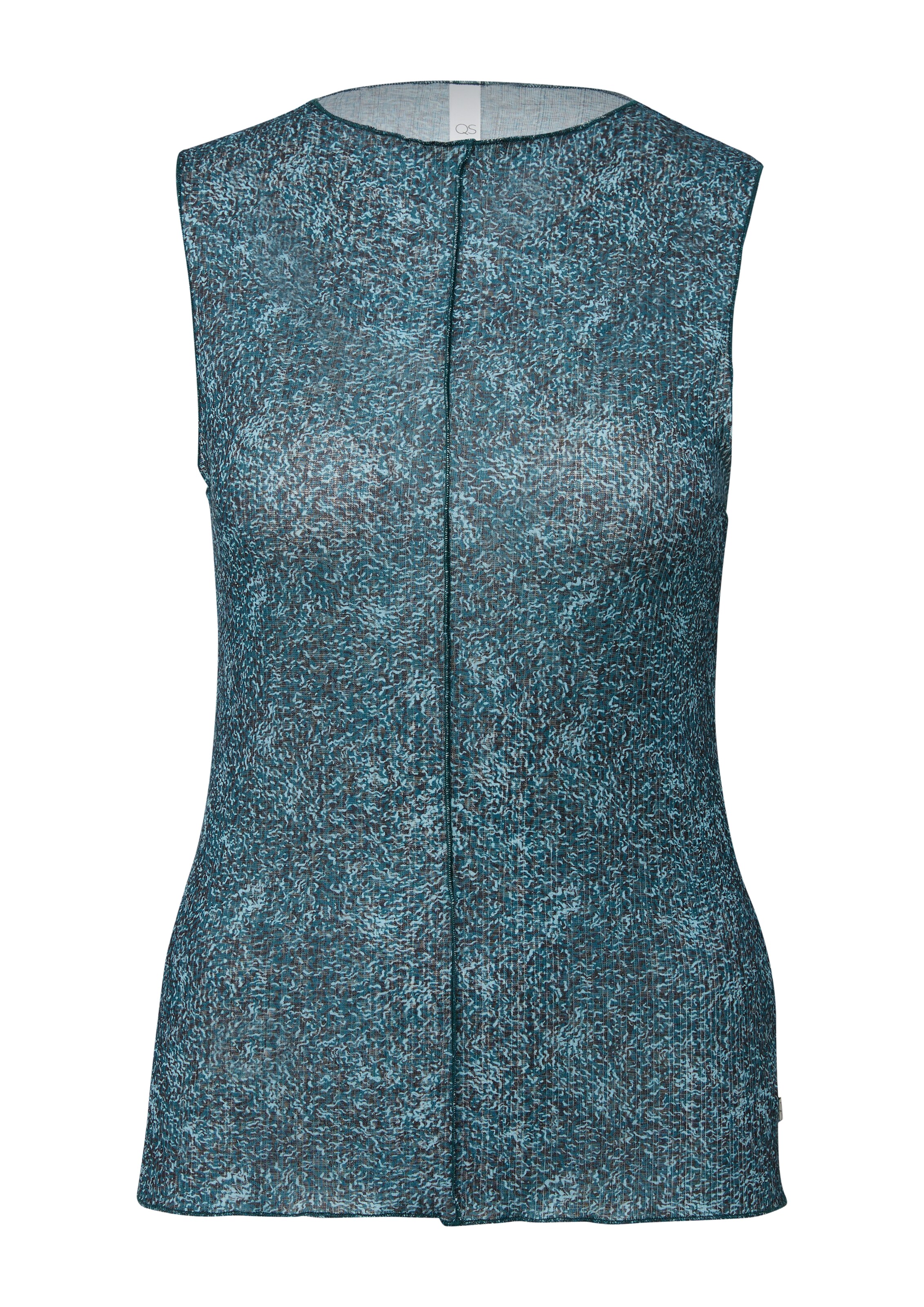 QS Top in Blauw: voorkant