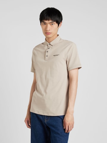 ARMANI EXCHANGE Μπλουζάκι σε μπεζ: μπροστά