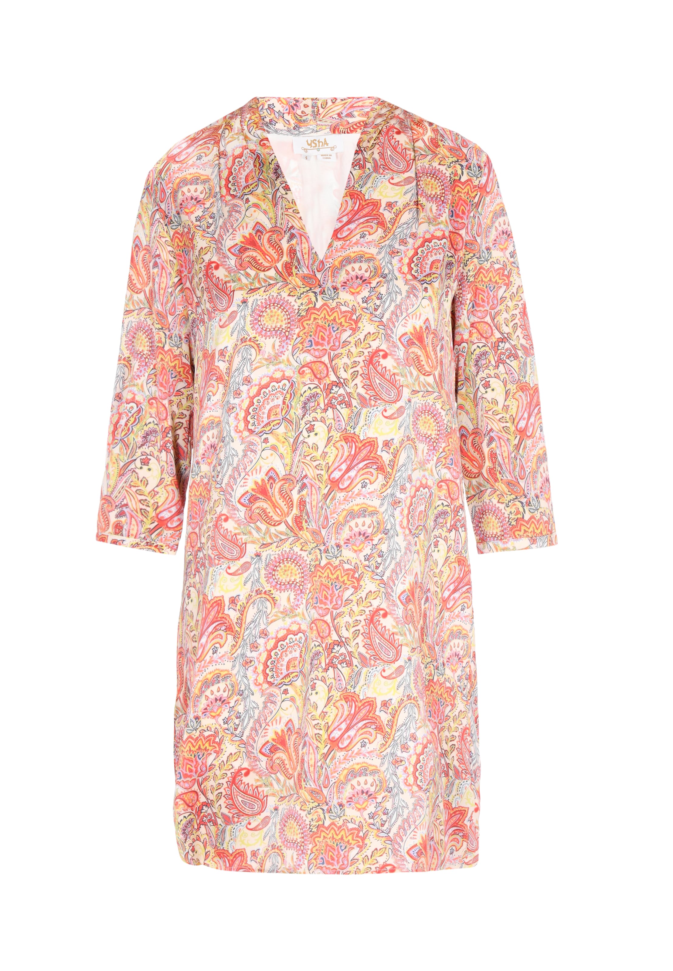 Robe usha FESTIVAL en orange : devant