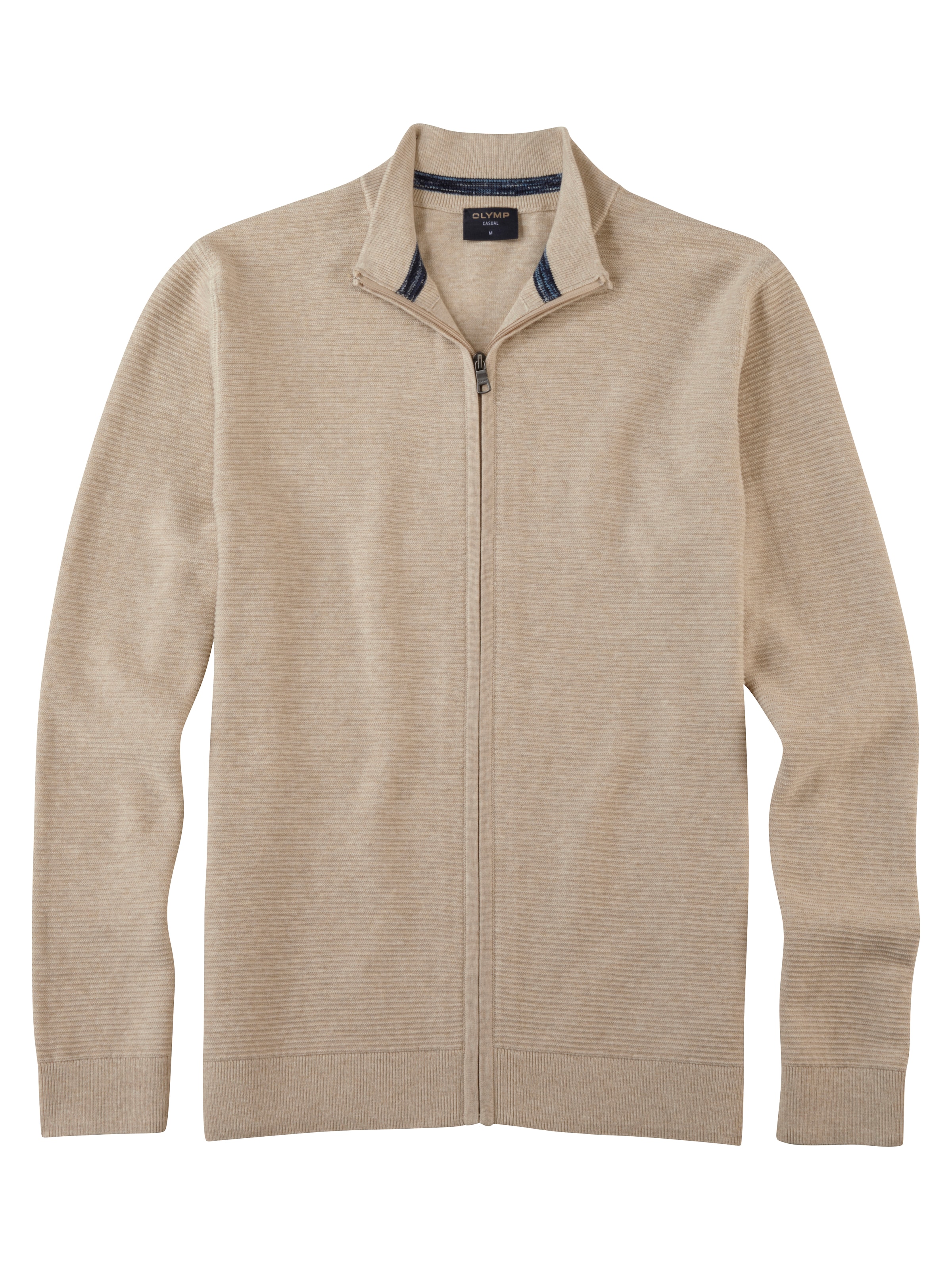 OLYMP Strickjacke in Beige: Vorderseite