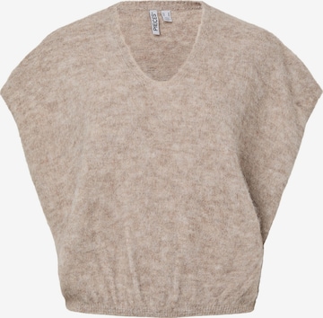 PIECES Pullover 'PCALLIE' i beige: forside