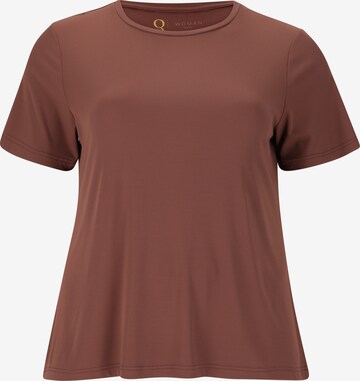 Q by Endurance Performance Shirt 'Camali' in Brown: front