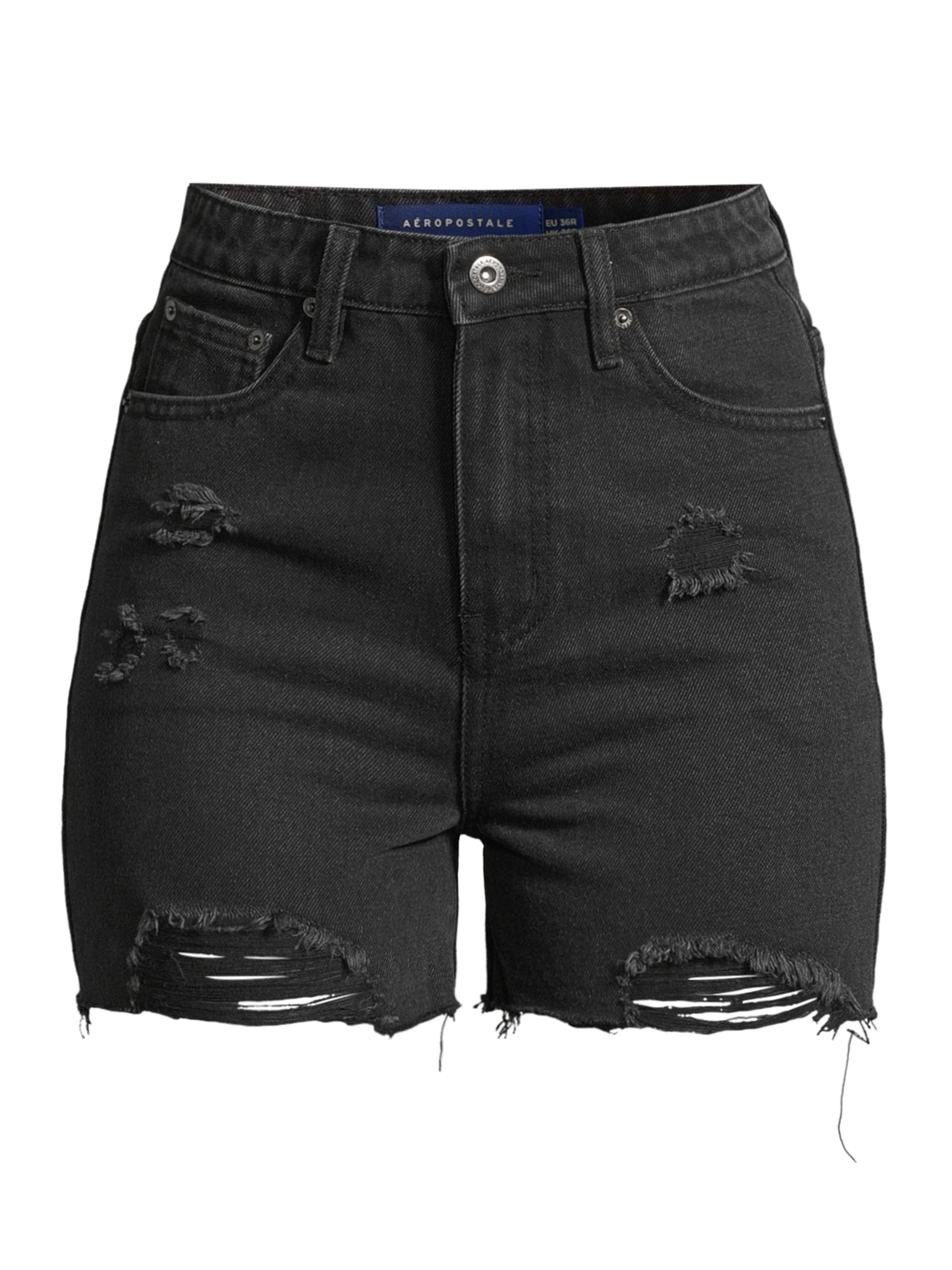 AÉROPOSTALE Skinny Fit Дънки в черно: отпред