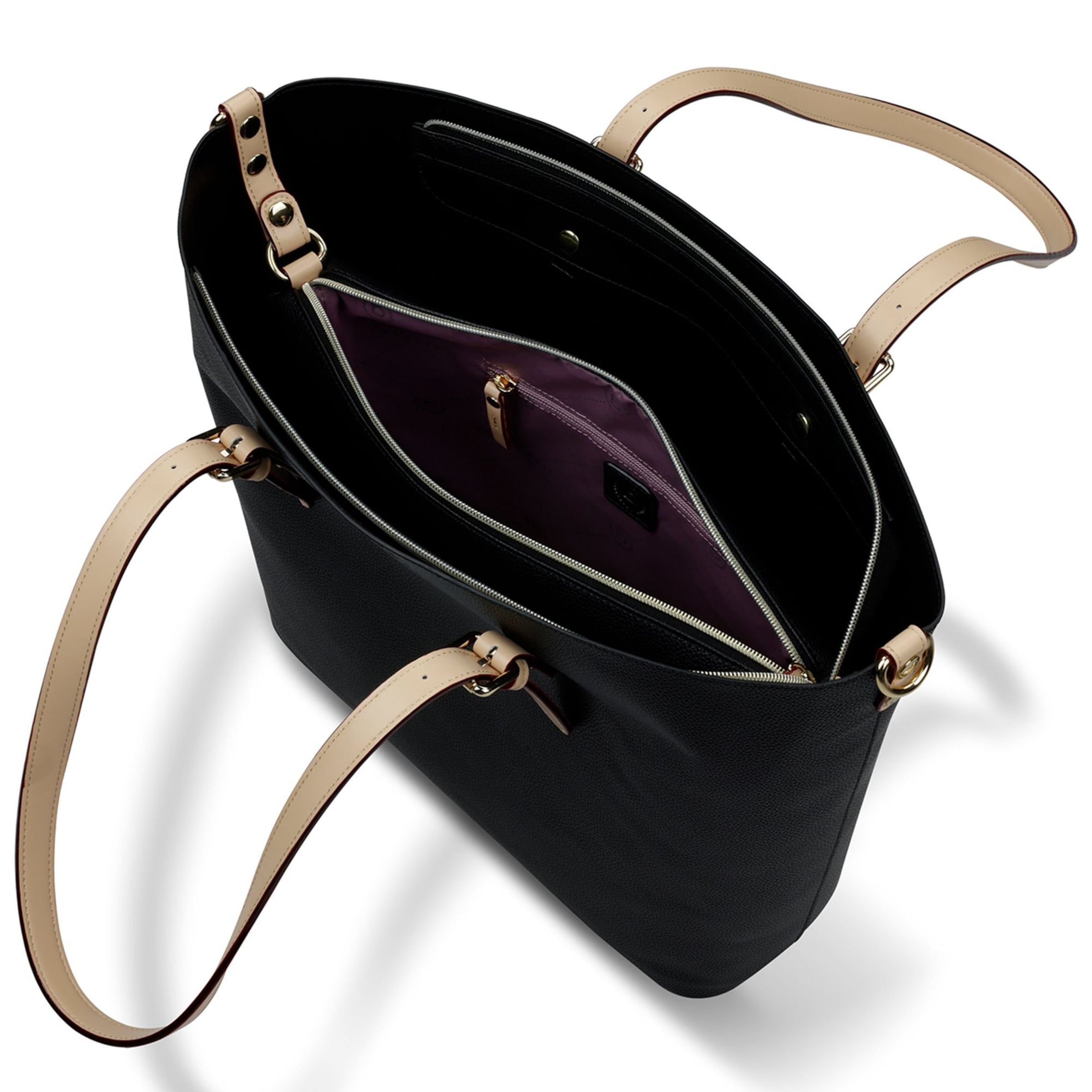 Cabas 'Ella' bugatti en noir