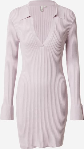 NLY by Nelly Knitted dress in Purple: front