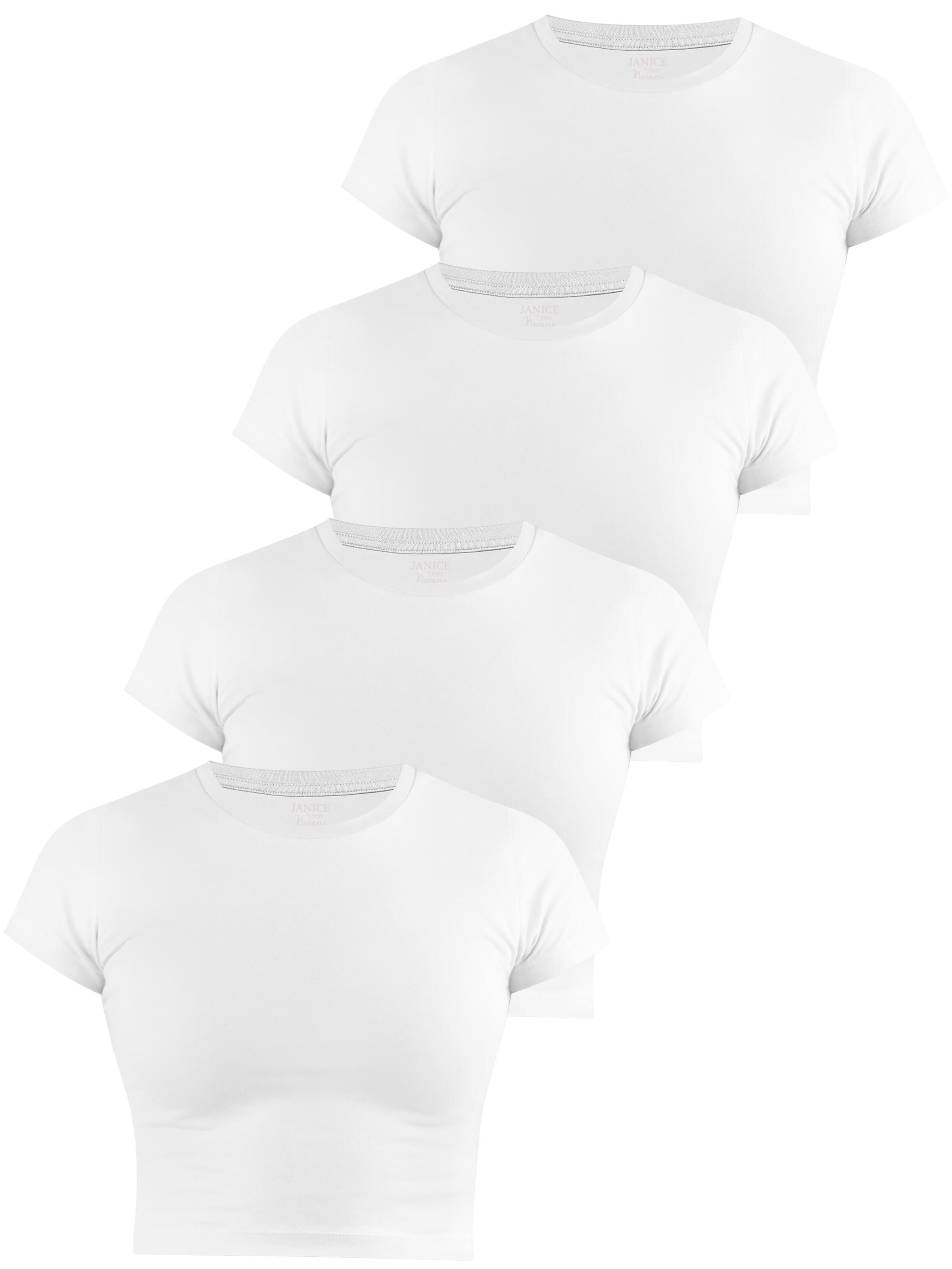 Janice Shirt 'Nerano' in Wit: voorkant