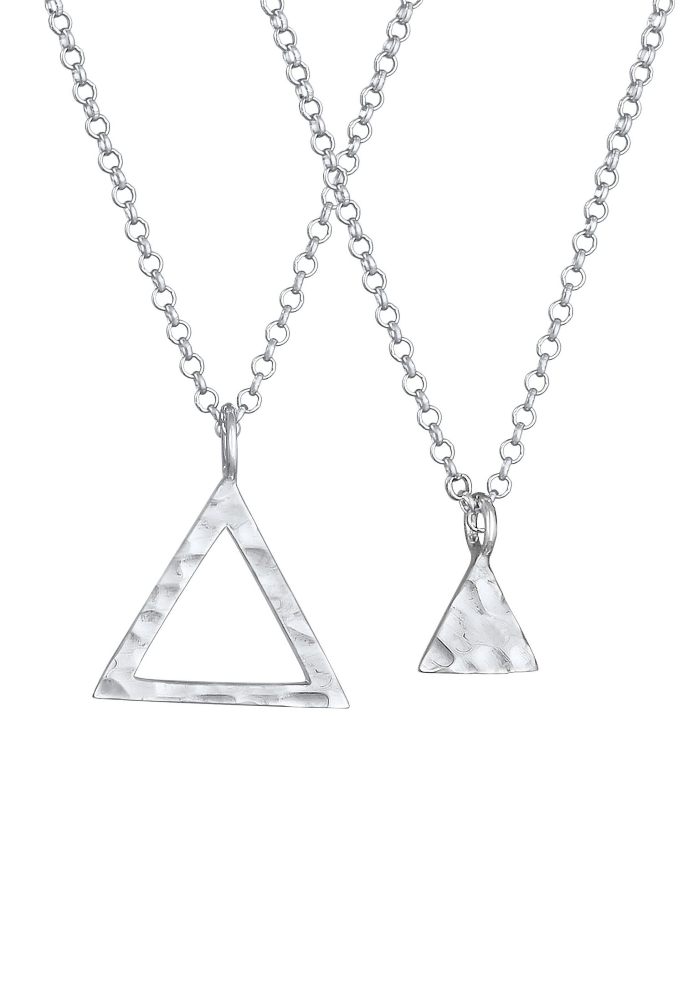 ELLI Sieraden set in Zilver: voorkant