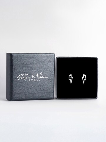 Sofia Milani Ohrringe 'Lightning'‌‌‌ in Silber