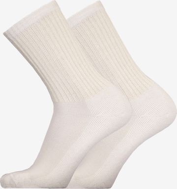 UphillSport Socks 'MERINO SPORT' in White: front