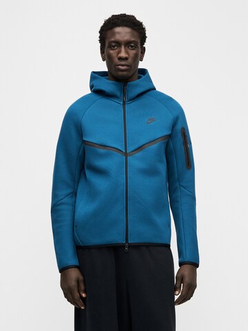 Nike SportswearGornji dio trenirke 'TECH FLEECE' - plava boja: prednji dio