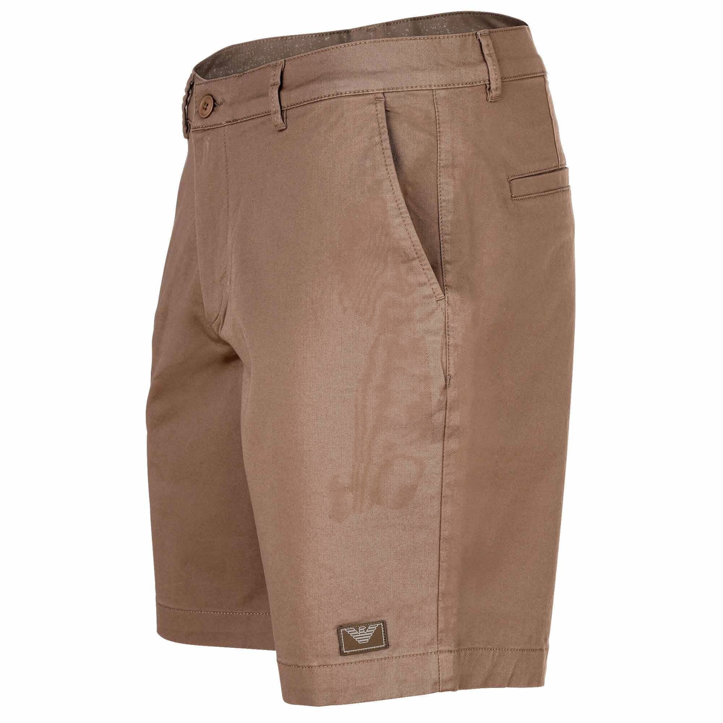 Emporio Armani regular Cargobukser i brun