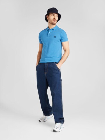 UNITED COLORS OF BENETTON Poloshirt in Blau